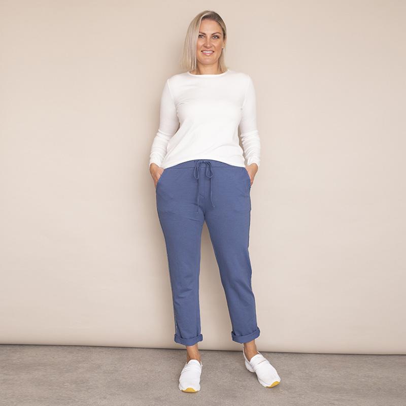 Ciara Joggers - Plus Size (Denim Blue)