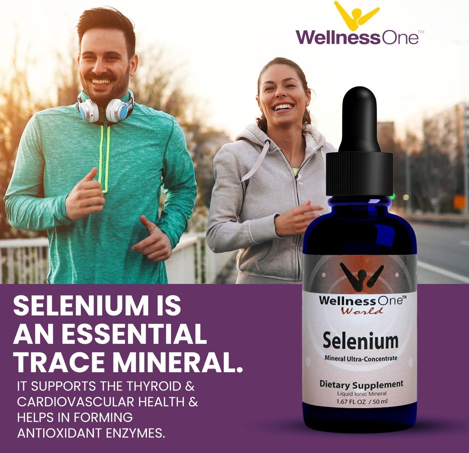 Selenium Drops Liquid Ionic Mineral Supplement 50 ml Bottle (100 Day