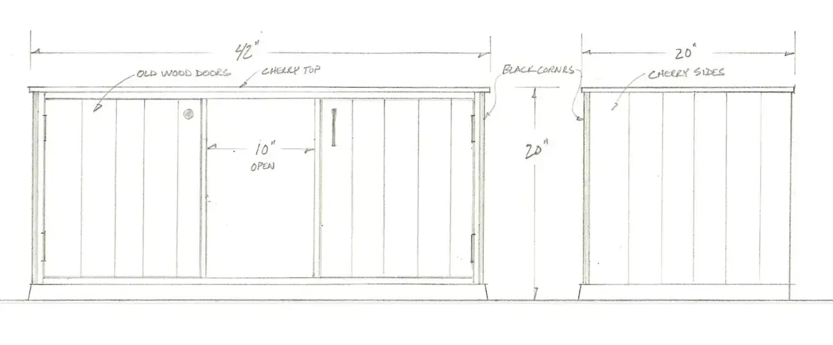 Cat Cabinet Sketch