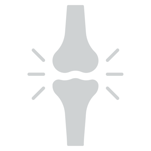 gray knee bone icon