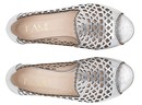 Sabrina - Women leather flat heel slip on shoes - Reindeer Leather