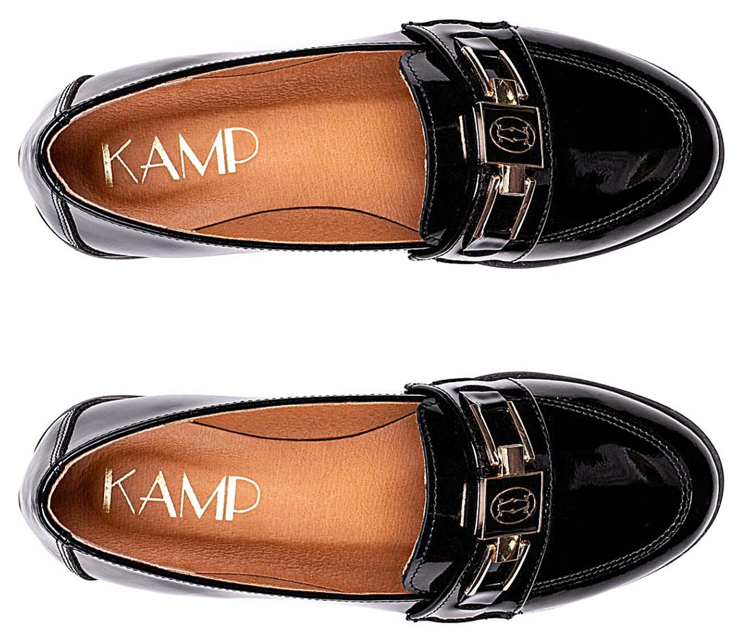 Lucy - women classic flat heel dress shoes - Reindeer Leather