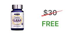 Clearizy pack of one bottle worth $30 is free