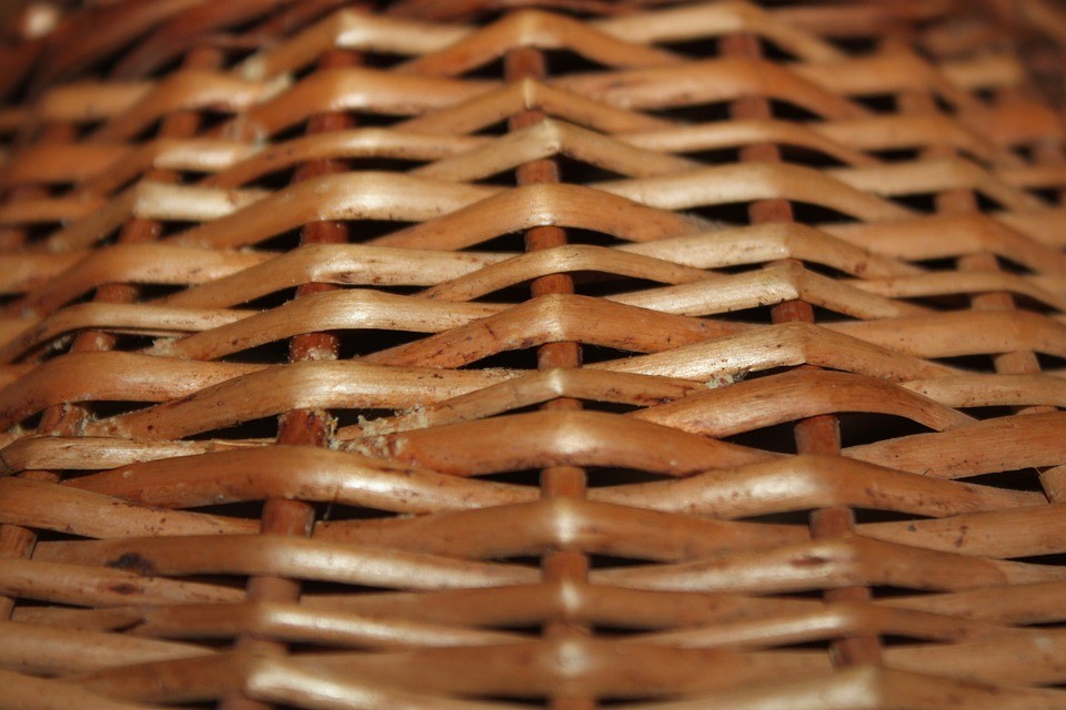 bamboo laundry basket