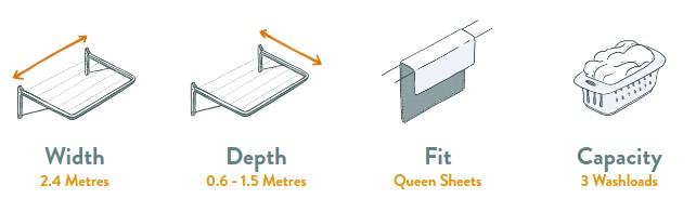 Eco 240 Clothesline Specifications