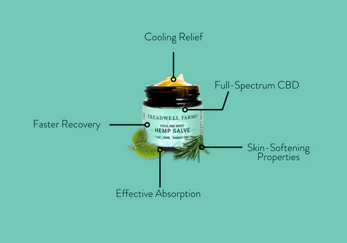 CBD Cooling Mint Salve - Treadwell Farms