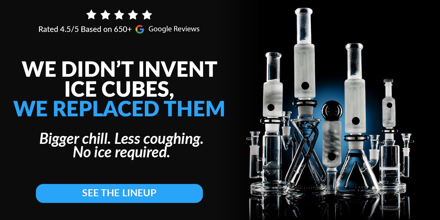 best selling bongs and pipes on table