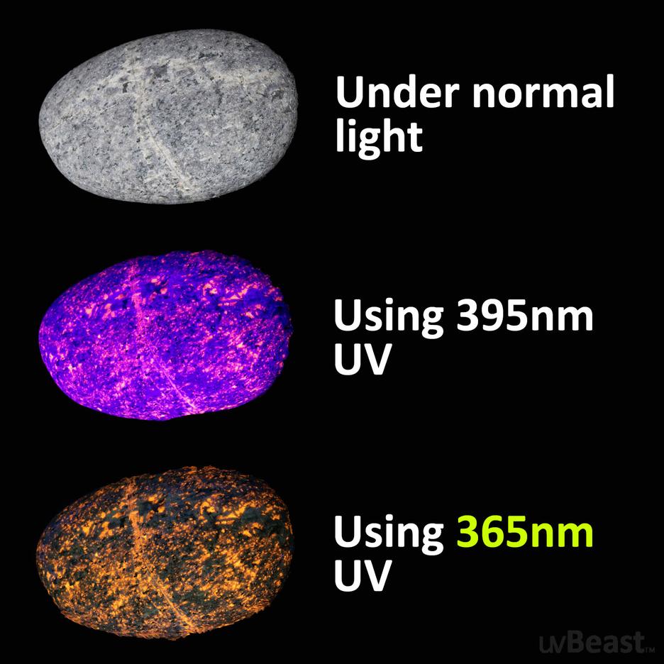 uvBeast Black Light UV Flashlight V3 365nm FILTERED Ultraviolet HI
