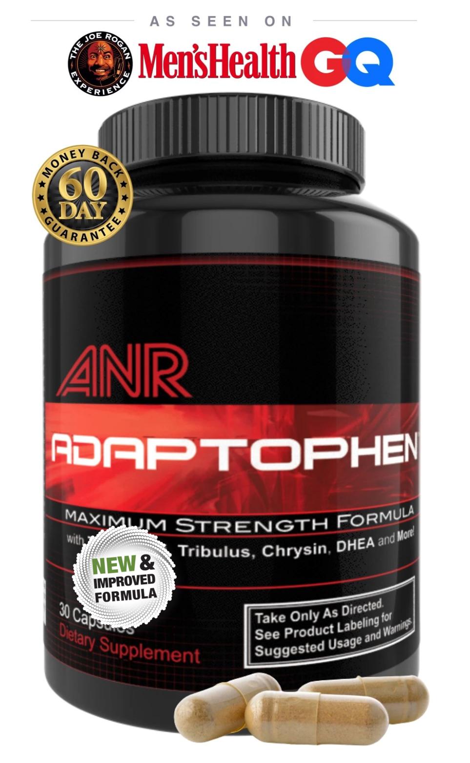 AdaptophenMax: Natural Testosterone Booster | Increase Strength & Ener