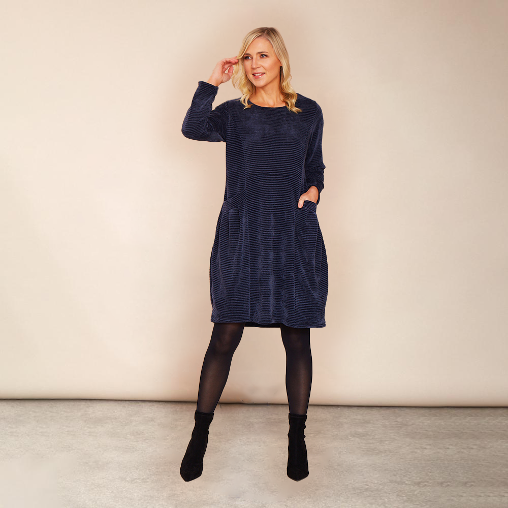 Tessa Dress (Navy)