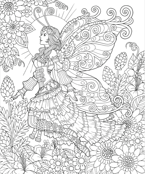  Steampunk Myths from Around the World: Adult Coloring
