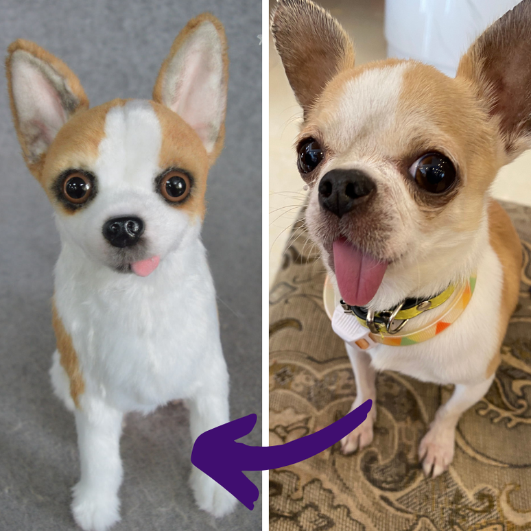 Custom Stuffed Animal of Your Pet | Handmade Pet Plush Replica