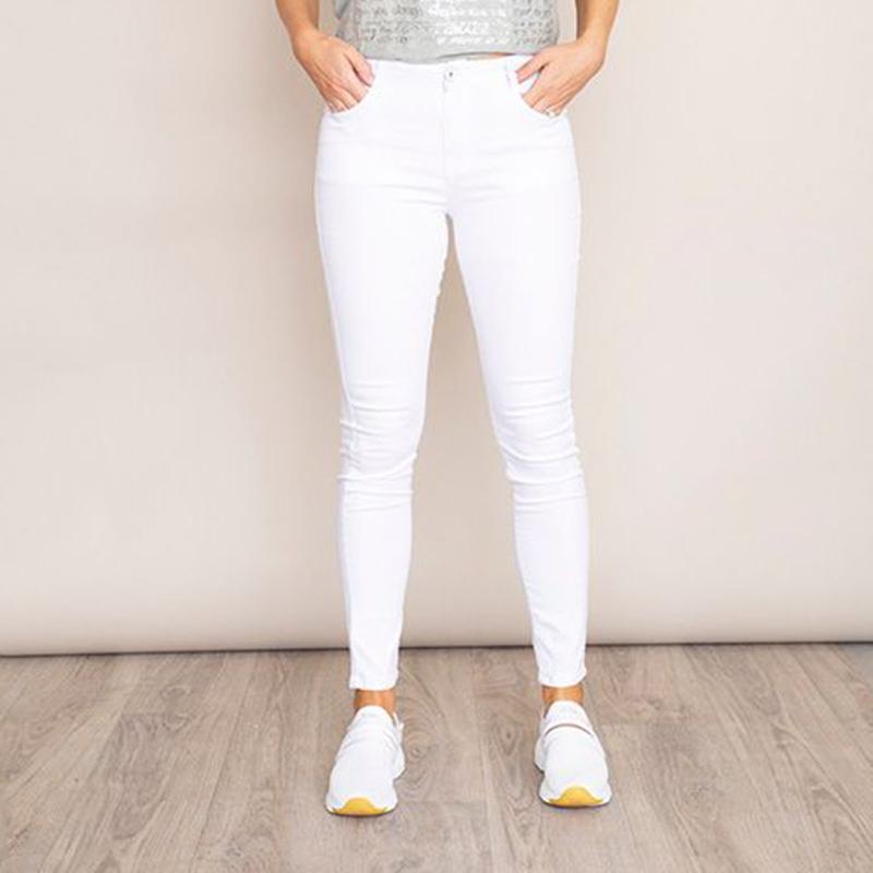 Stretch Waist Cotton Trouser