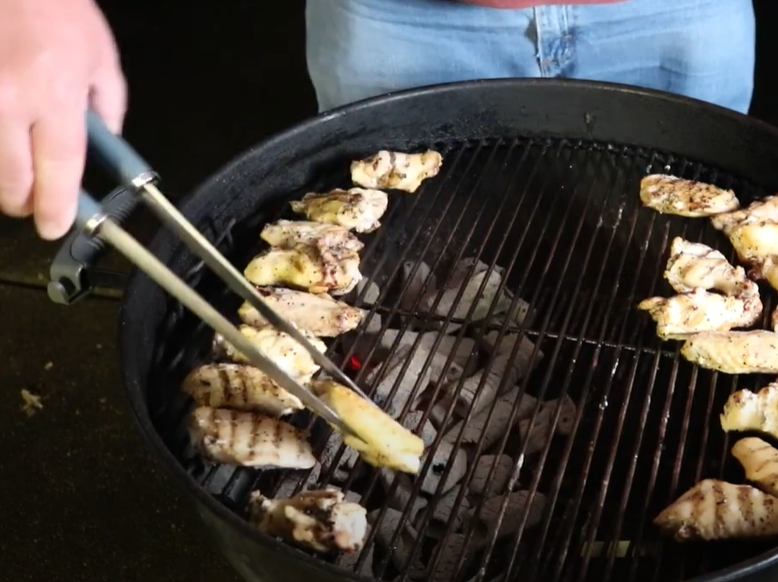 Grilled Chicken Wings er Kettle Cook