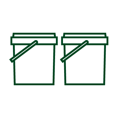 2 Valley Food Storage Emergency Food Buckets