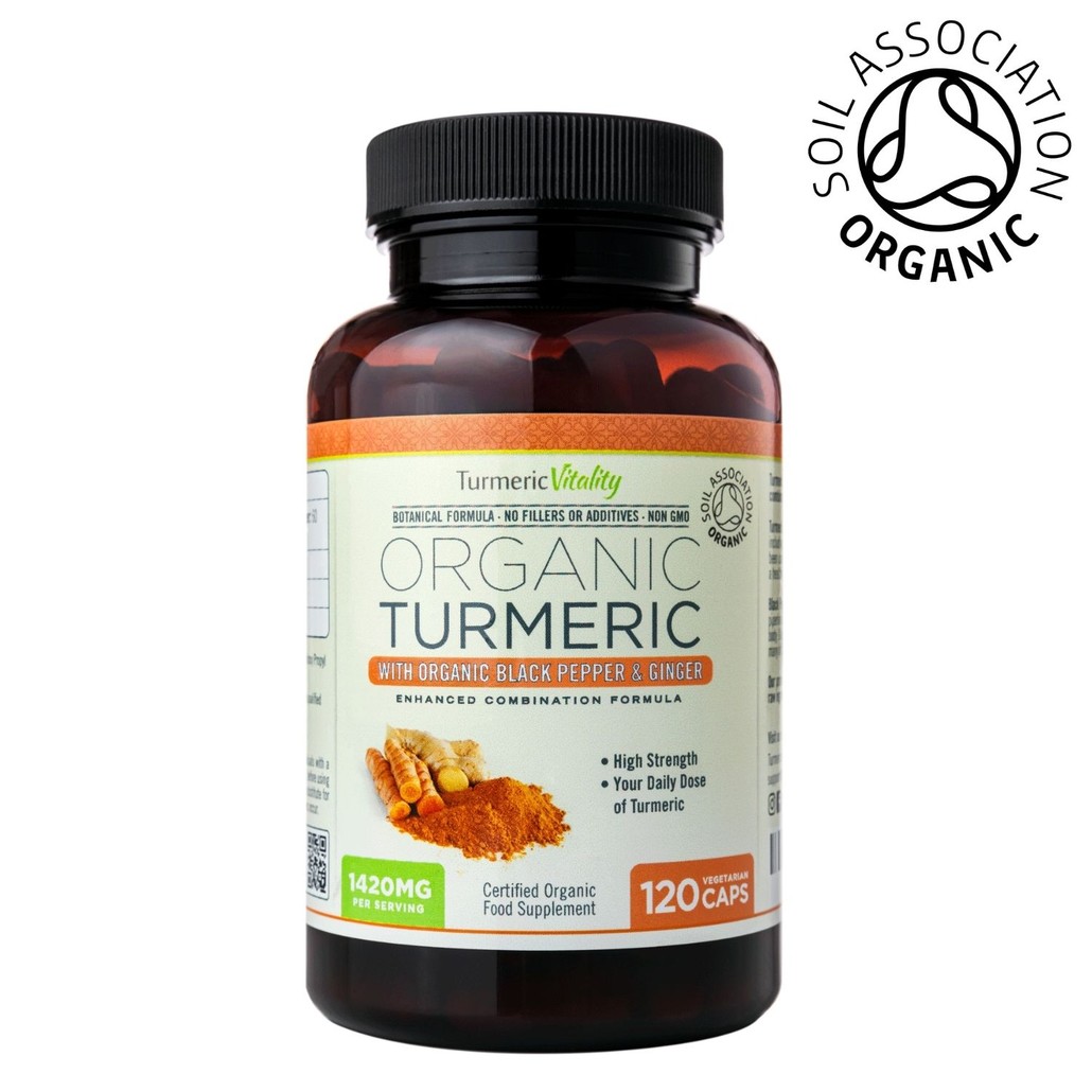 Organic Turmeric capsules Turmeric Vitality