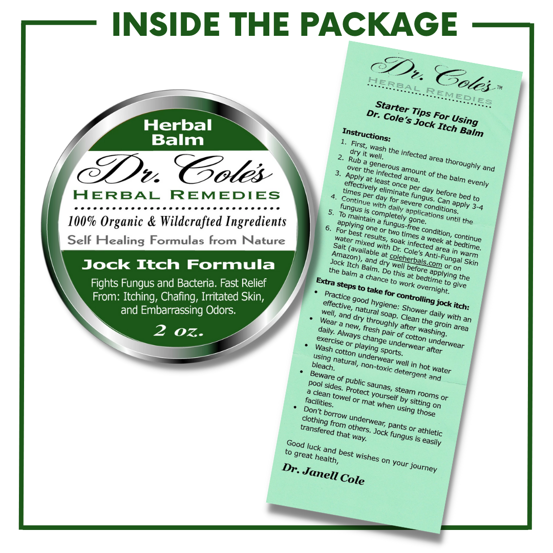 Dr. Coles Jock Itch Inside Package.