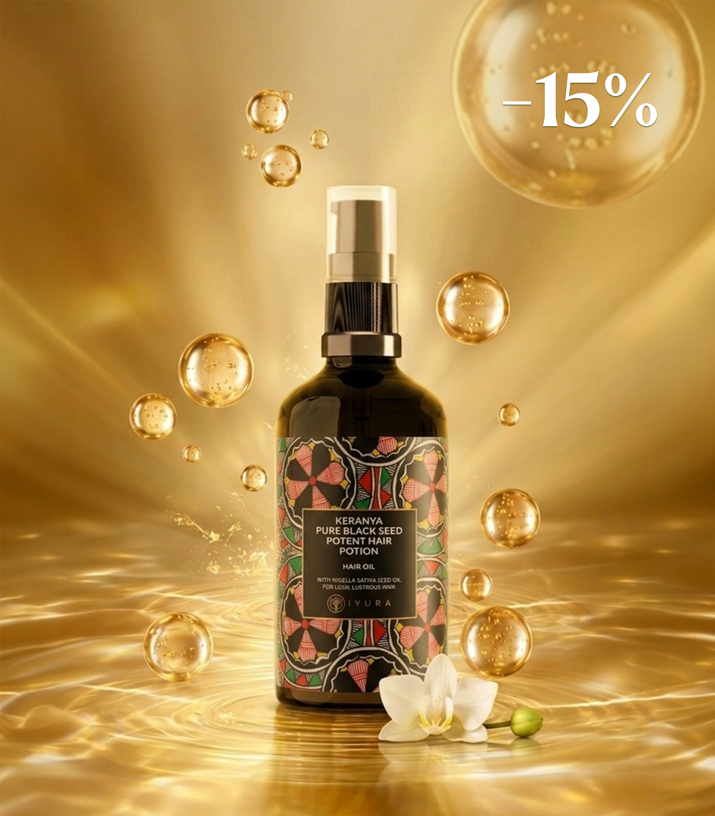 Keranya Vlasové Tonikum S Černého Kmínu- 10% OFF
