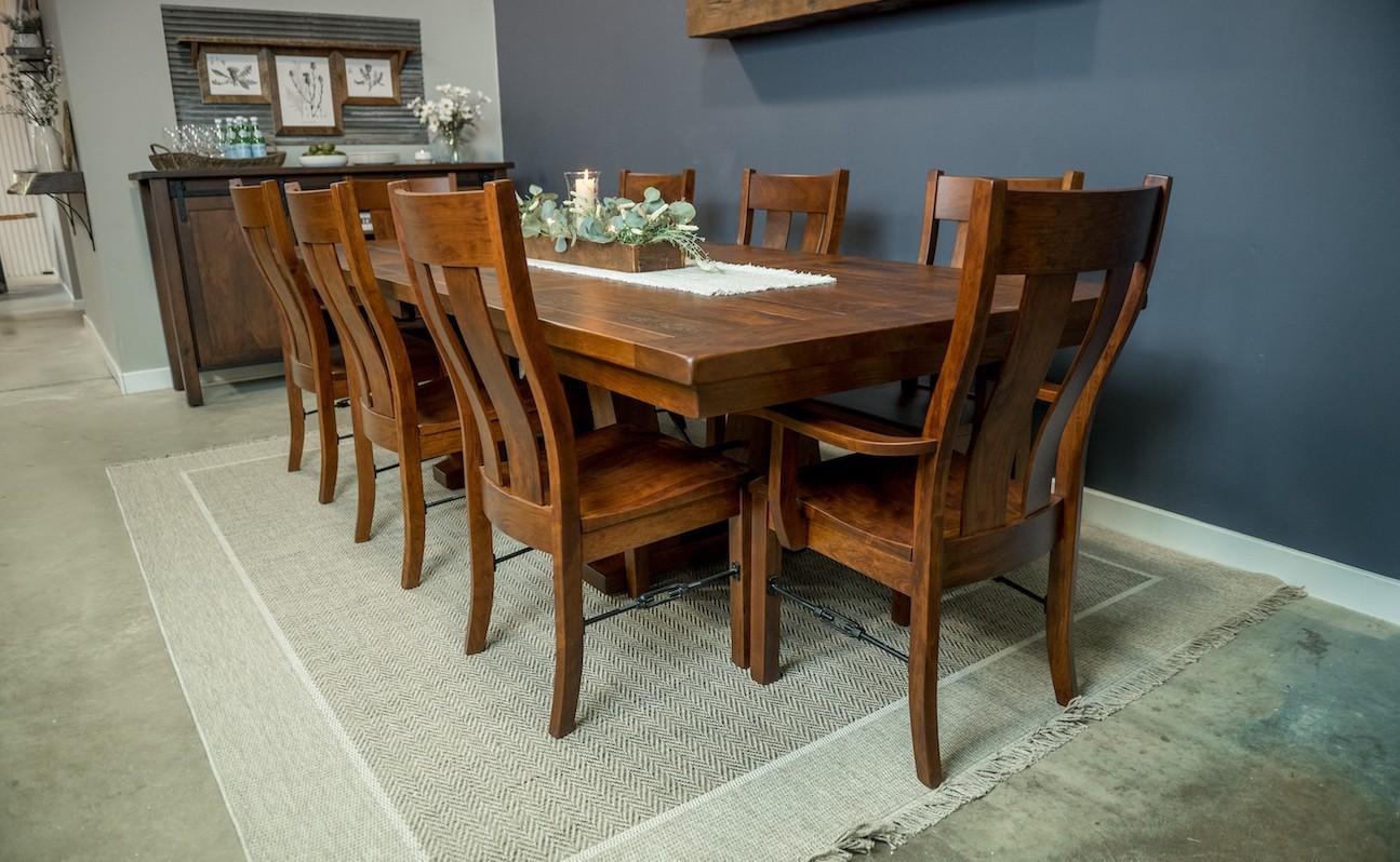 Holbrooke Rustic Cherry Dining Table