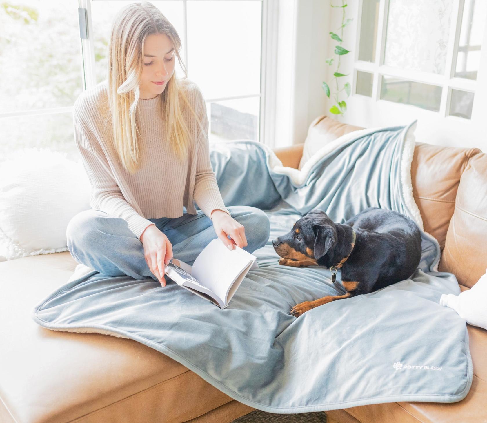 Waterproof pet blankets potty buddy 