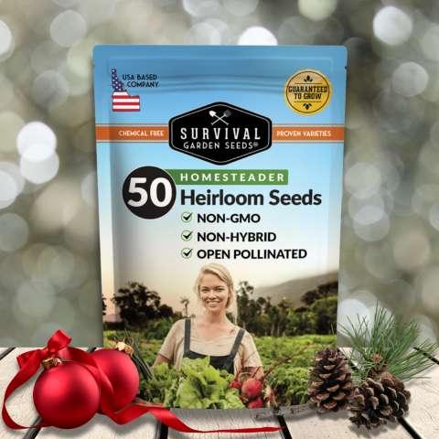 50 Pack Homestead Garden Seed Kit