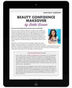 iPad with Beauty Confidence Makover with Bobbi Brown