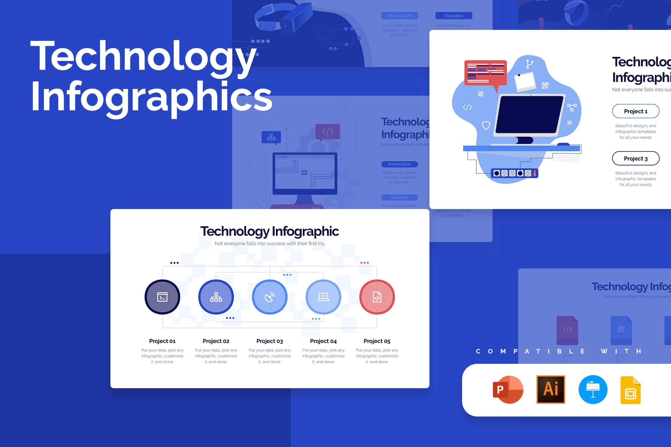 Summary PowerPoint Infographic Templates