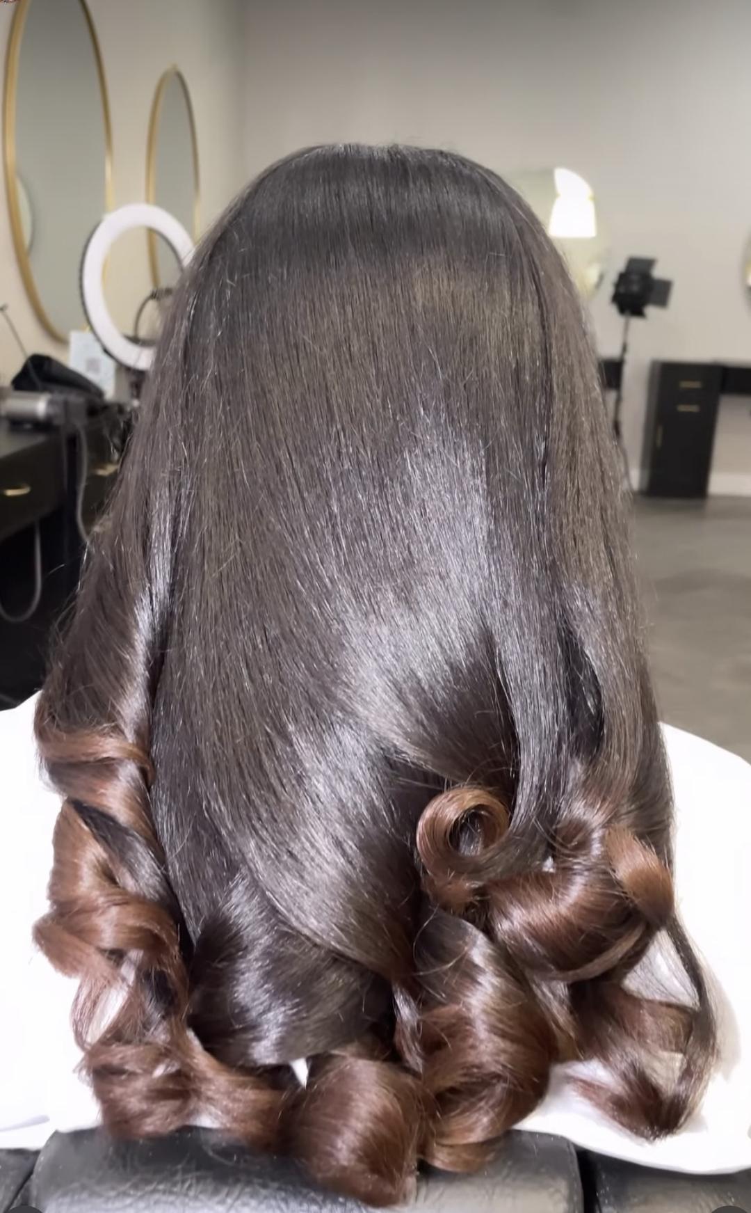 Option 2: The Silk Press & Precision Cut Experience