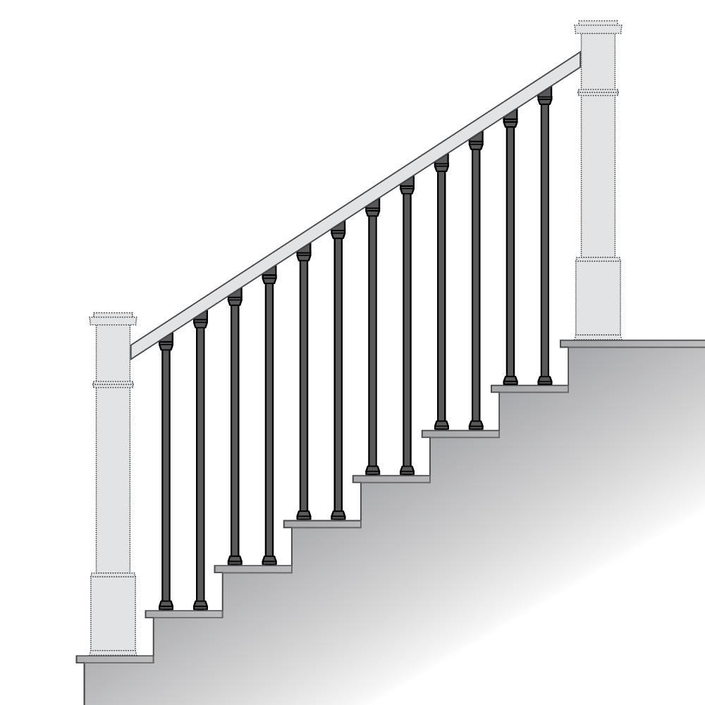 open stringer staircase