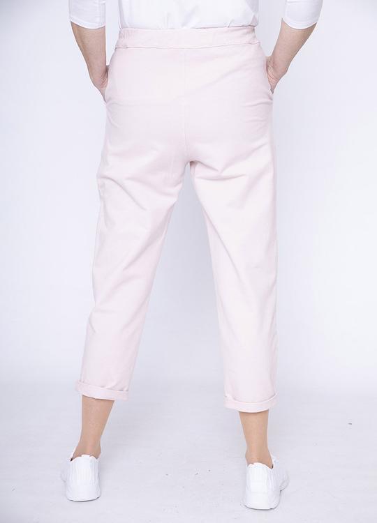 Drawstring Jersey Trouser in Pink