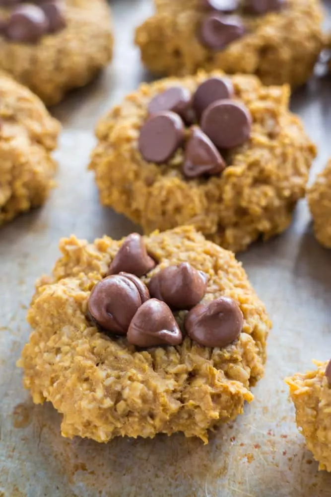 5 Ingredient Healthy Pumpkin Cookies