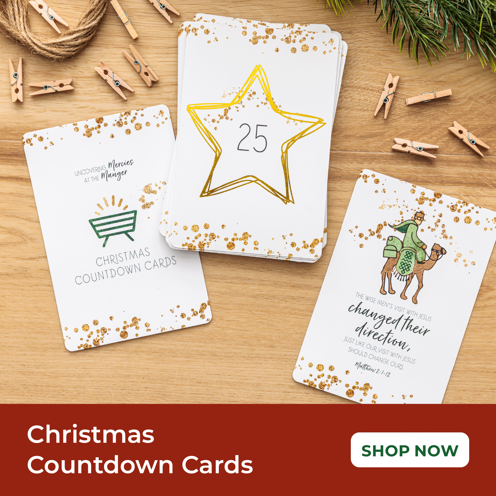 Countdown the days to Christmas with Bible verses