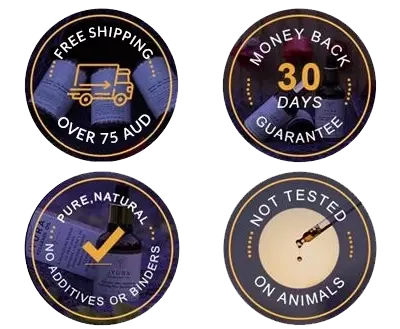 Shipping, Money Back Guarantee, Pure, Natural and no additives or binders, Not tested on Animals