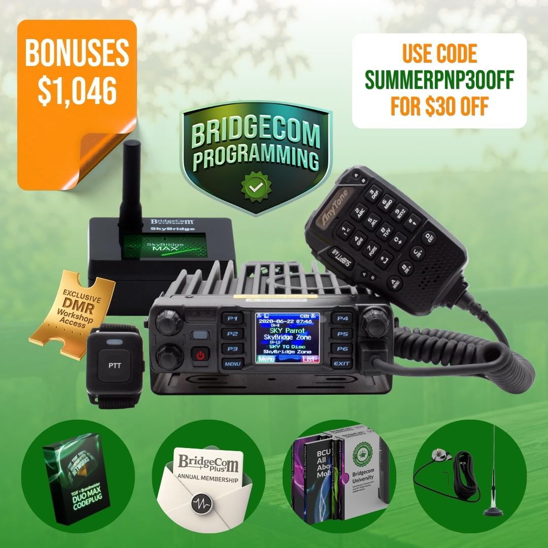 AnyTone AT-D578UVIII Mobile Plug and Play Package