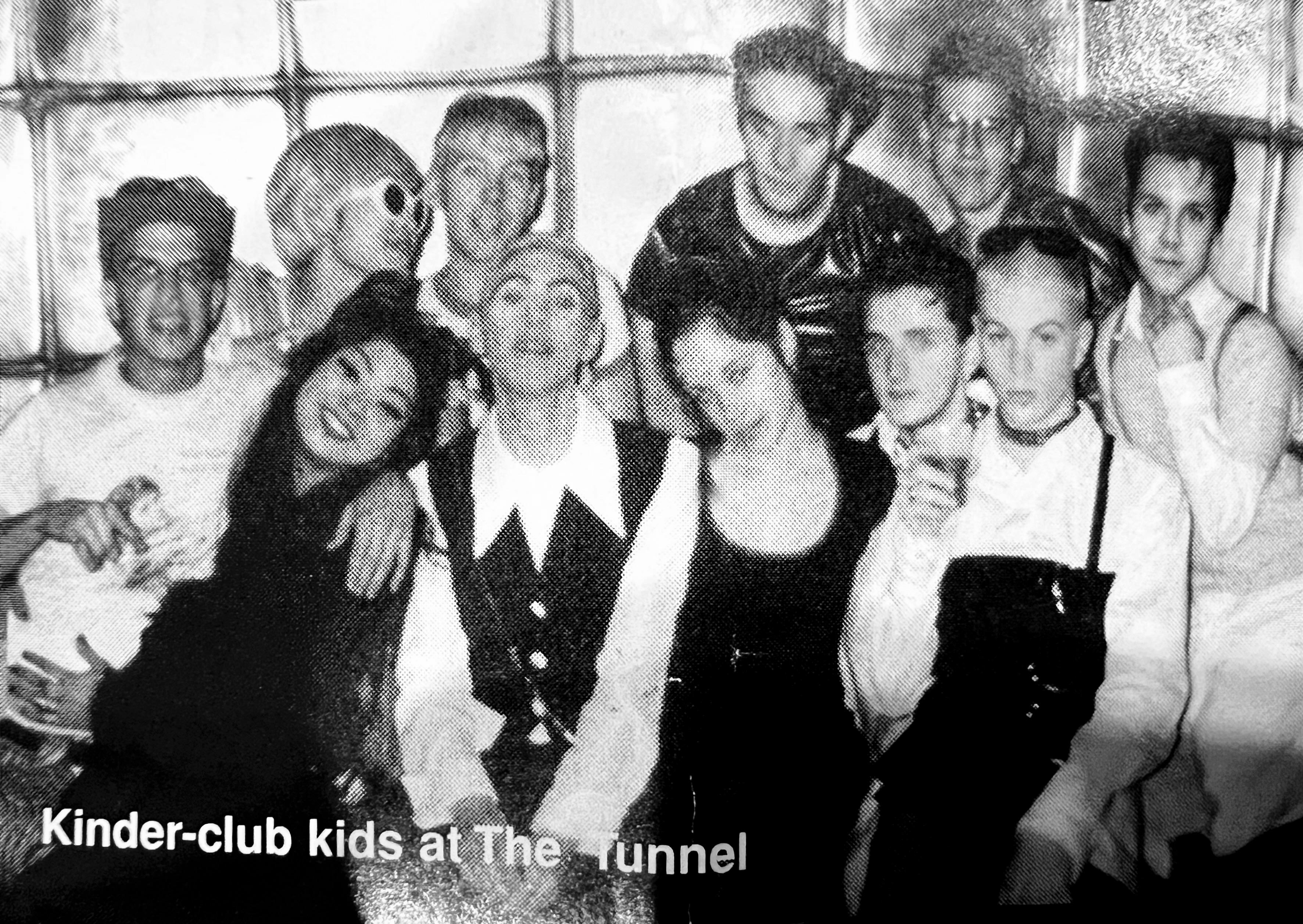 Club Kids at the Tunnel. 19 year old Joseph Quartana pictured second from right.
