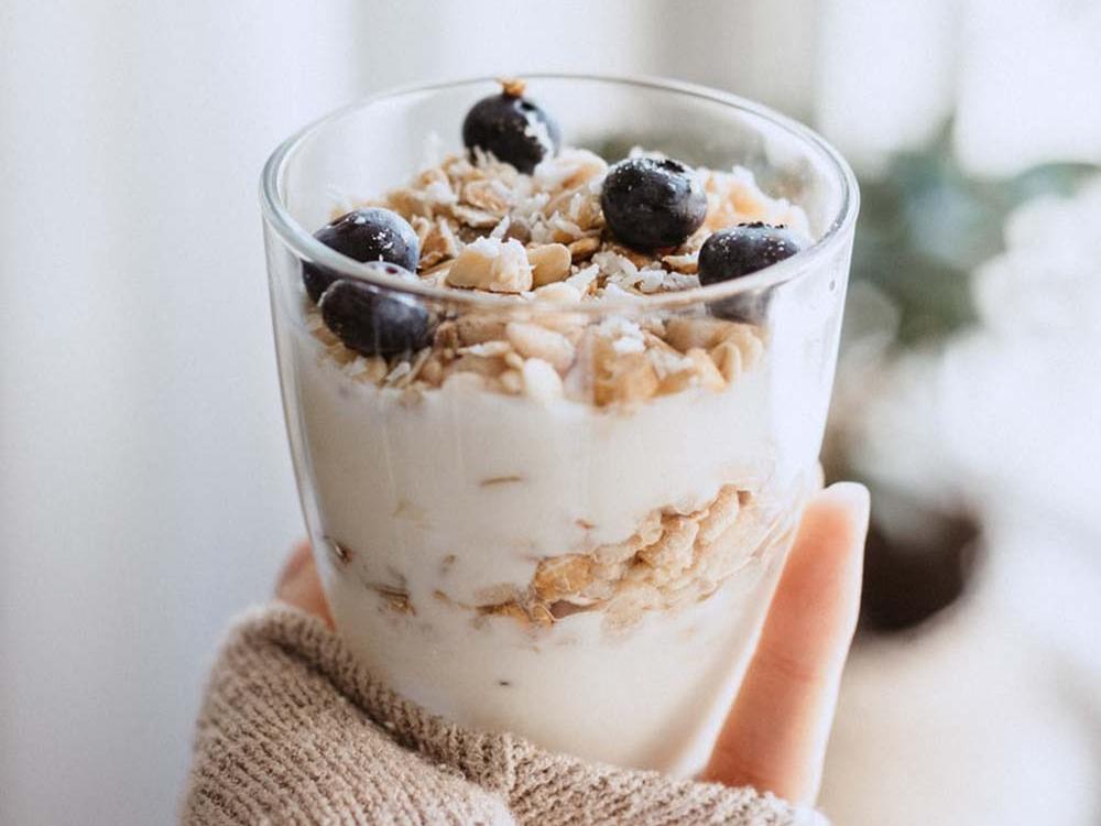 Yogurt in Hand From Cultures For Health