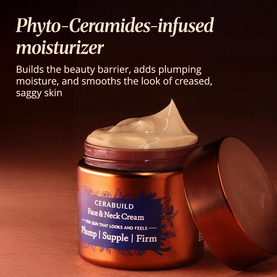 Phyto-Ceramides-infused natural moisturizer. Builds the beauty barrier, adds plumping moisture, and smooths and sculps the look of creased, droopy skin