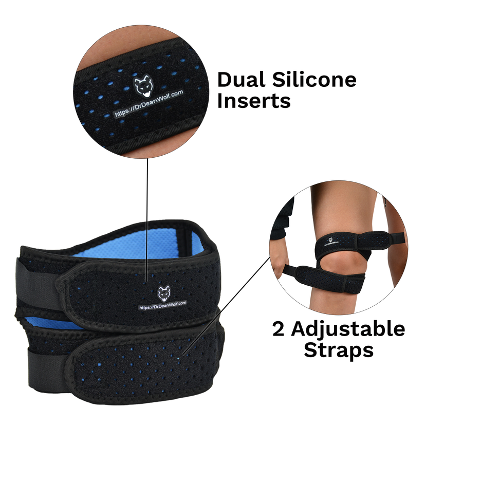 Dr. Dean Wolf Dual Knee Strap DrDeanWolf