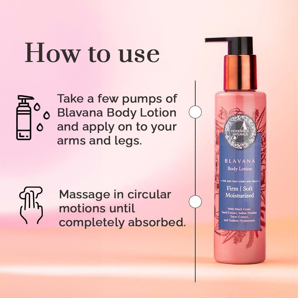 How to Use Blavana body Lotion