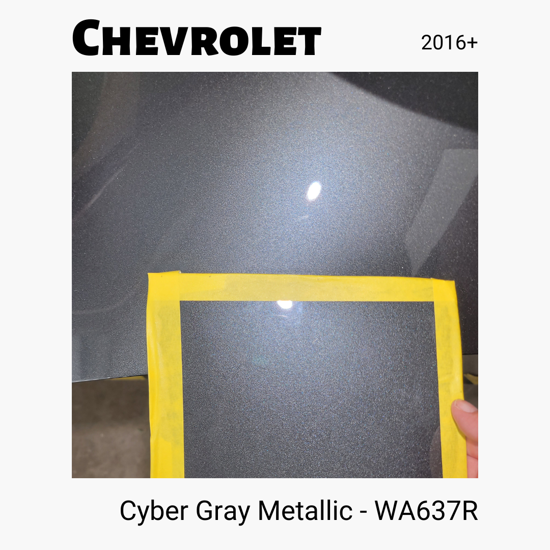 2016 Chevrolet Colorado Cyber Gray Metallic WA637R - ReveMoto Custom Paint Match