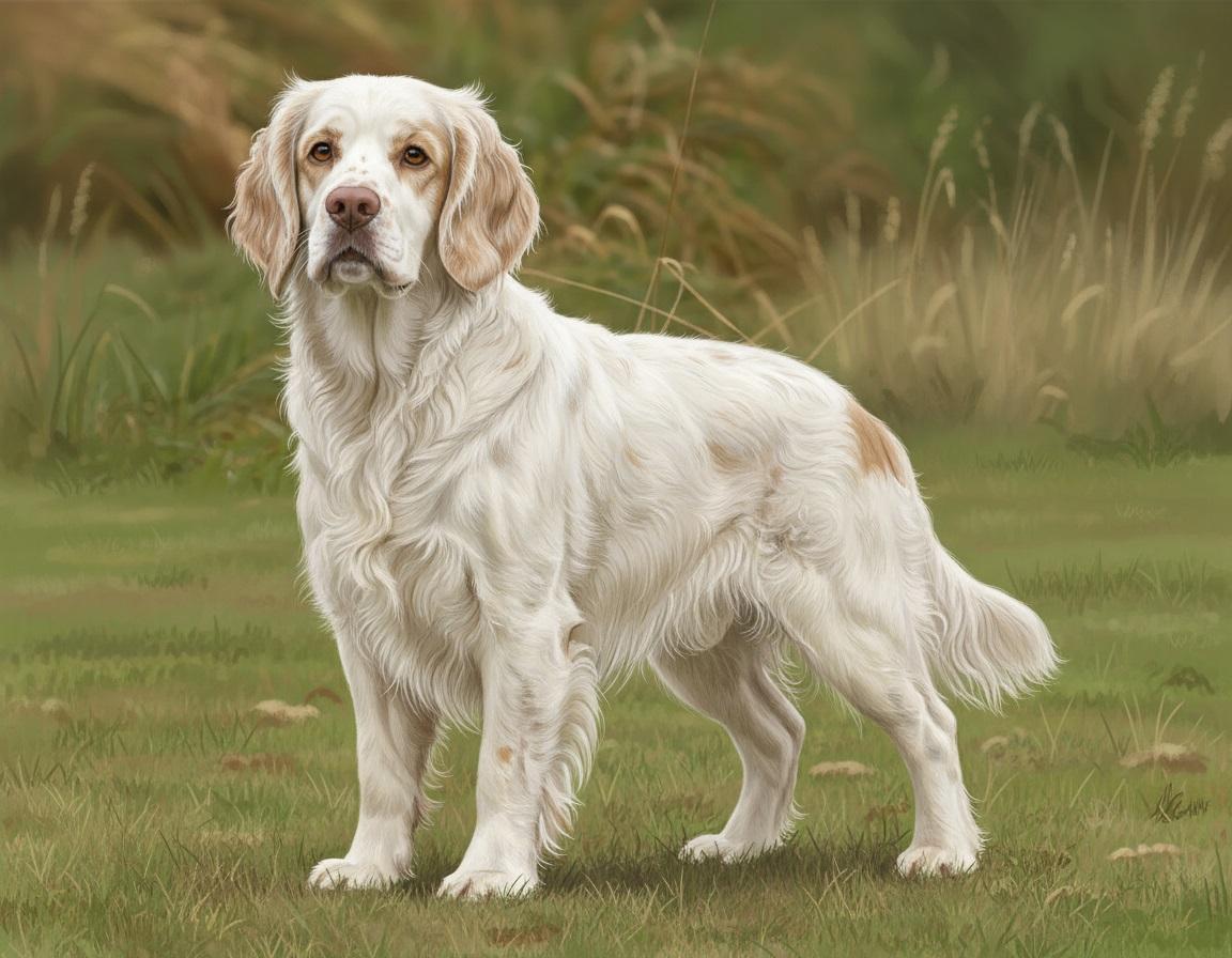 The Clumber Spaniel is the largest breed of the spaniel group
