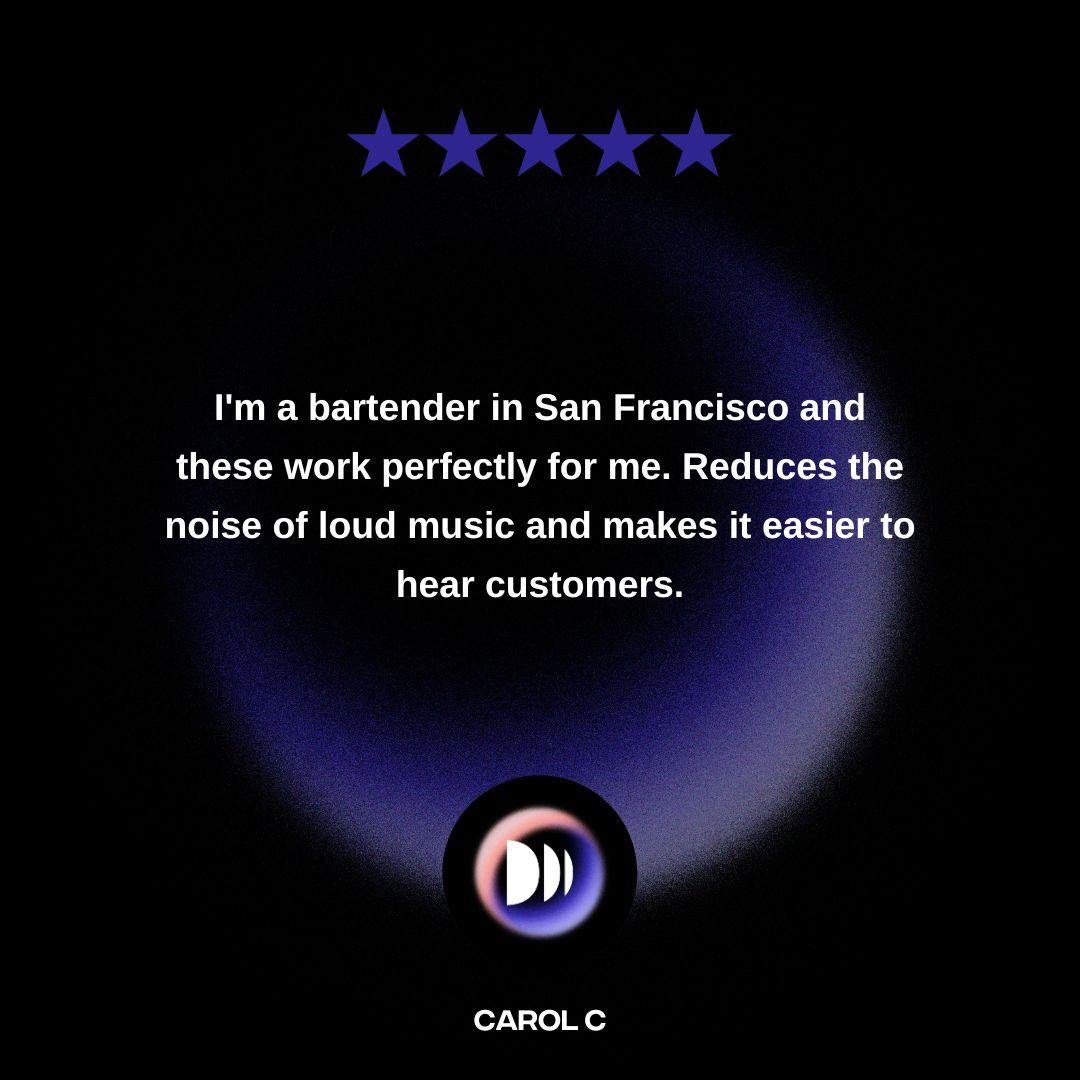 Bartender Earplugs