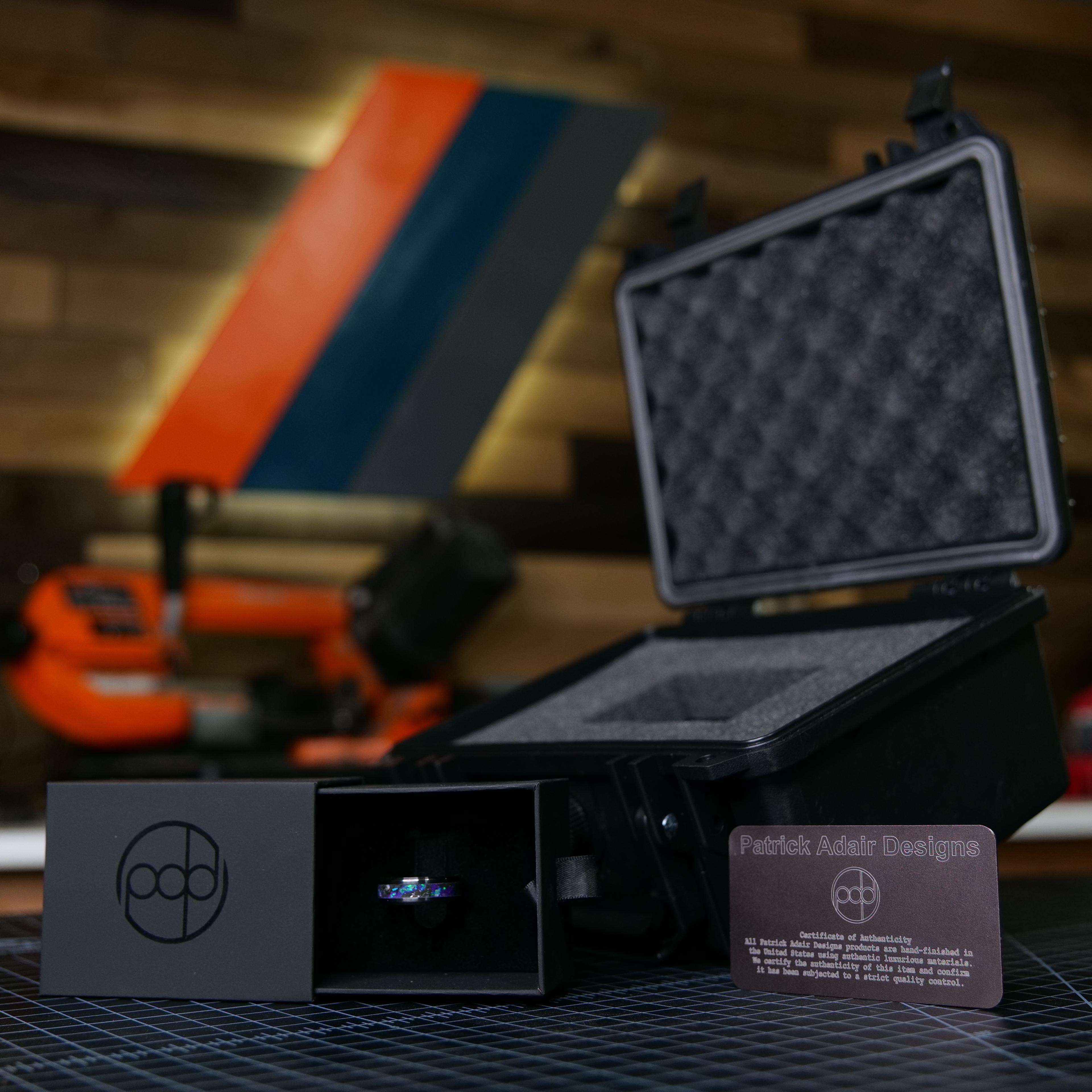 Air-tight case for jewelry storage.