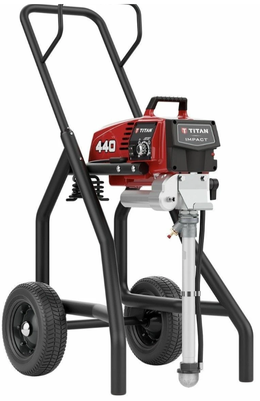 Titan Impact 440 3300 PSI @ 0.54 GPM Electric Airless Paint Sprayer - High Rider