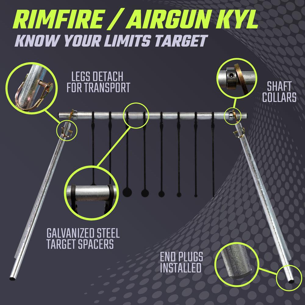 KYL Know Your Limits Target Rack Features