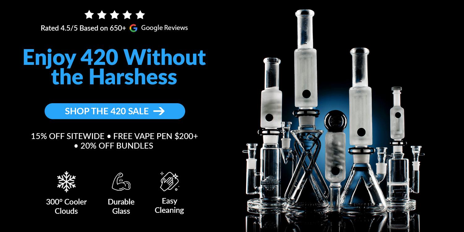 best selling bongs and pipes on table