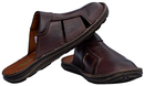 Michael - Men lake leather clog slippers - Reindeer Leather