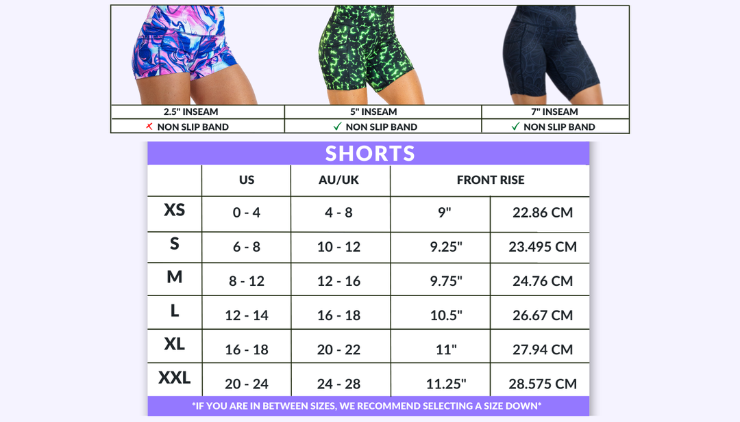 Sizing Chart Page – Constantly Varied Gear