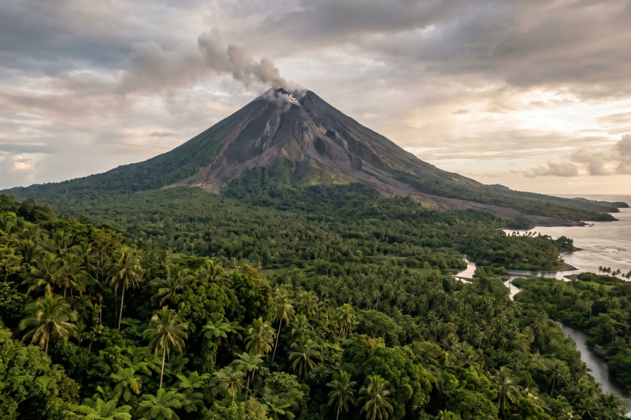 Papua New guinea Volcano