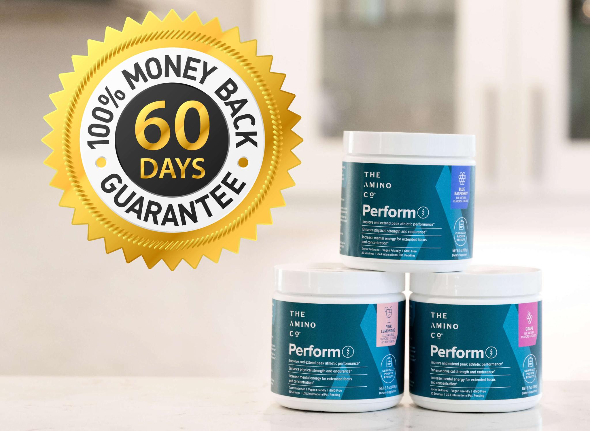 100% Money back guarantee within 60 days!